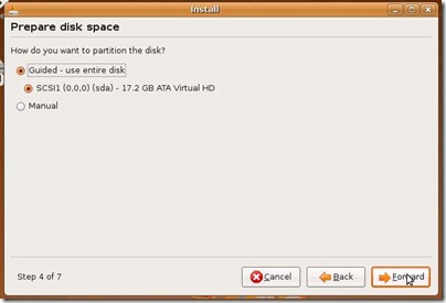 Ubuntu Partition